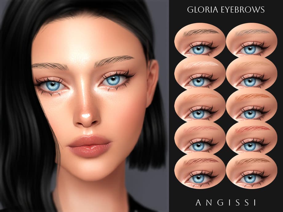 Скриншот мода Брови Gloria Eyebrows